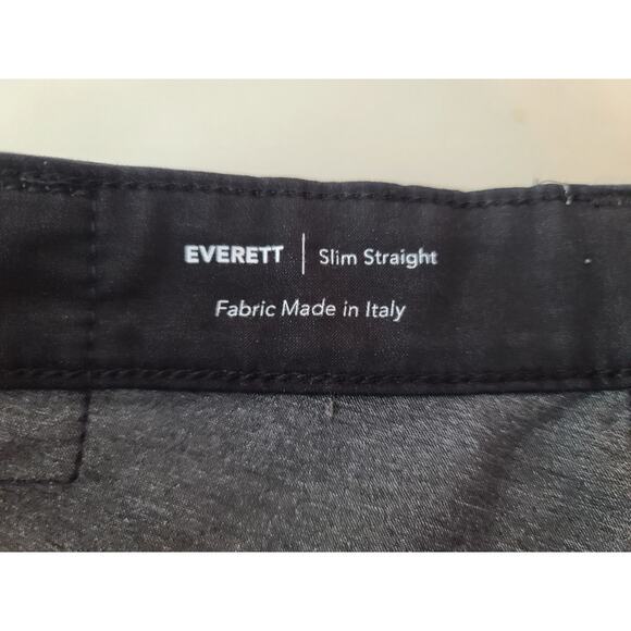 AG Adriano Goldschmied Everett slim straight black pants - 30 x 32 - Picture 6 of 10